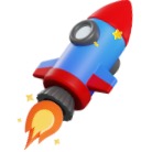 blue red 3d rocket planet science expo webinar workshop poster 2